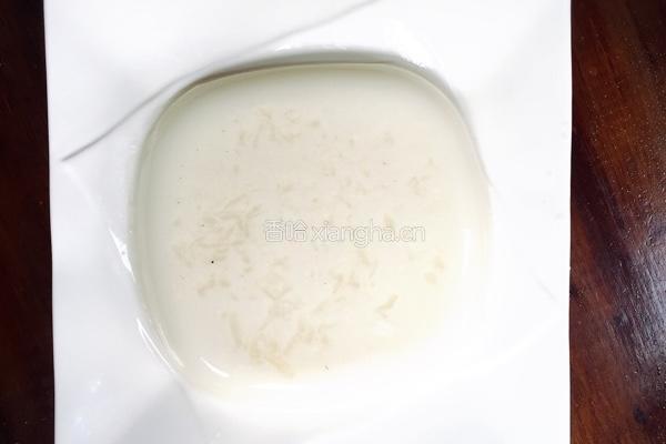 自制杏仁豆腐的做法图解4