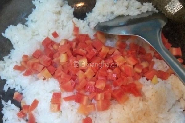 菠萝炒饭的做法图解6