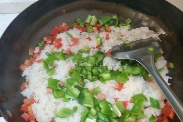 菠萝炒饭的做法图解7