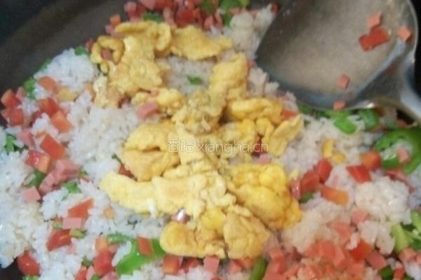 菠萝炒饭的做法图解9