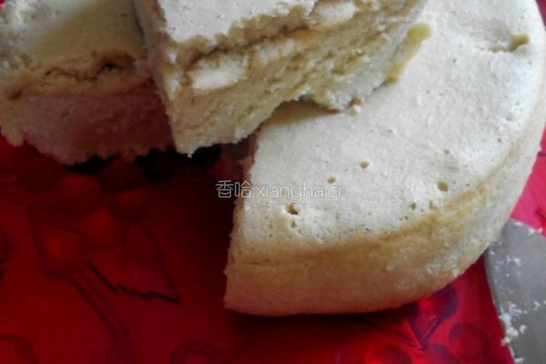 菠菜戚风蛋糕的做法图解13
