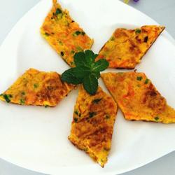 胡萝卜鸡蛋饼的做法[图]