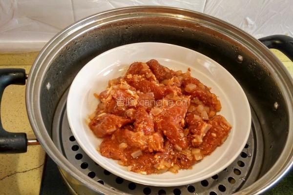 酱蒸大排骨的做法图解5