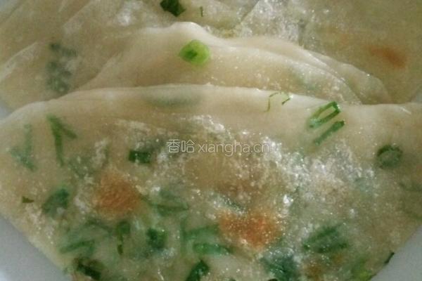 饺子皮―葱油饼的做法图解5