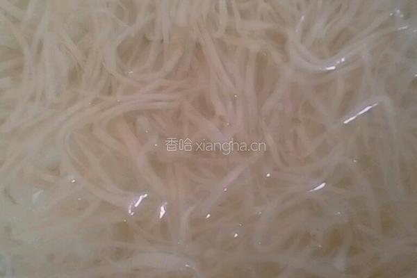 炒疙瘩丝的做法图解3