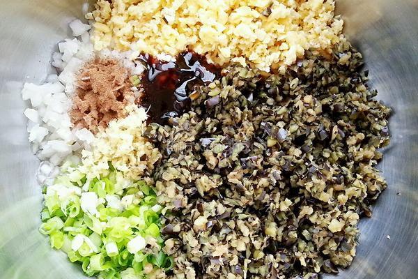 茄子鸡蛋水饺的做法图解12