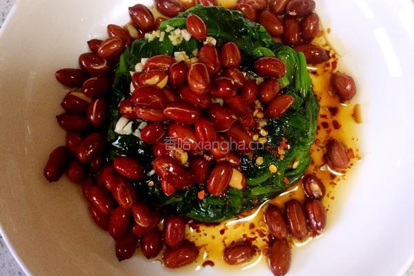 陈醋菠菜花生米的做法图解6