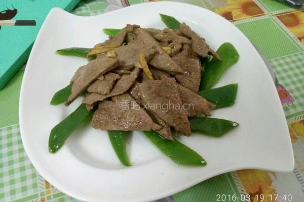 青椒炒猪肝的做法图解7