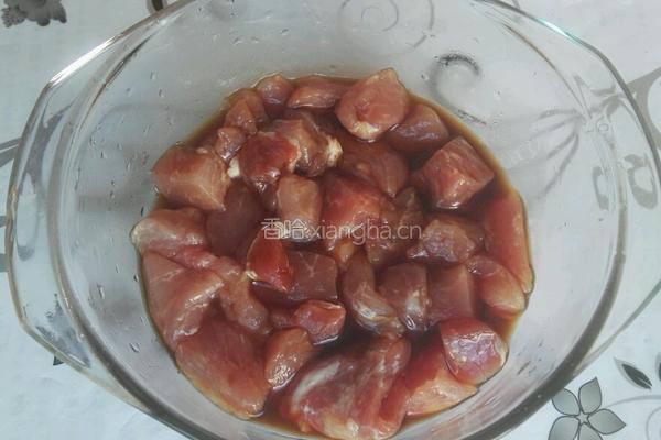 千张结烧肉的做法图解2