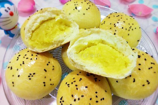 奶黄餐包的做法图解26