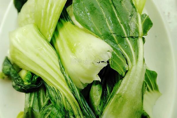 香菇青菜的做法图解1