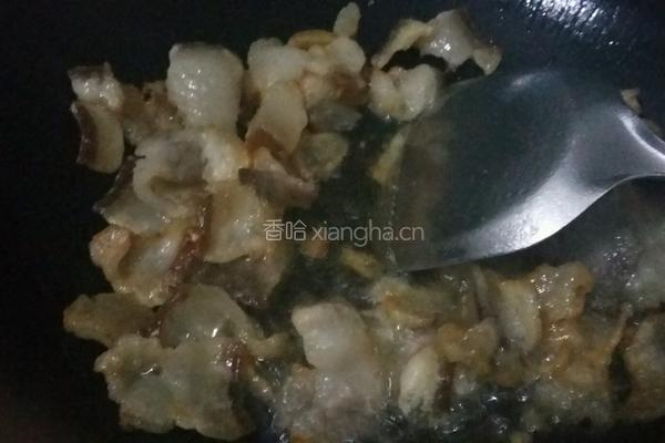 土豆片炒腊肉的做法图解4