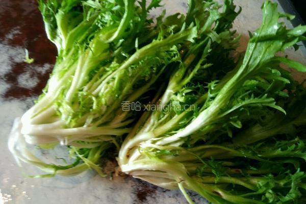 拌苦菊的做法图解1