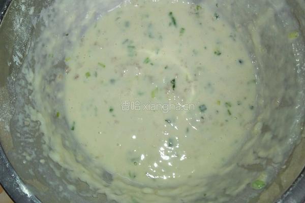 肉葱饼的做法图解2