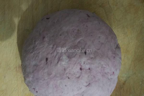 紫薯玫瑰花馒头的做法图解4