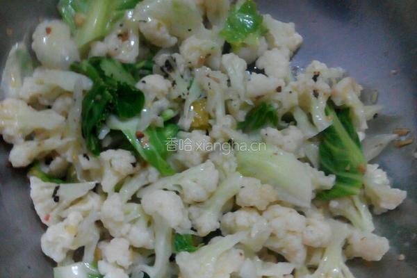 花菜炒鸡胸肉的做法图解10