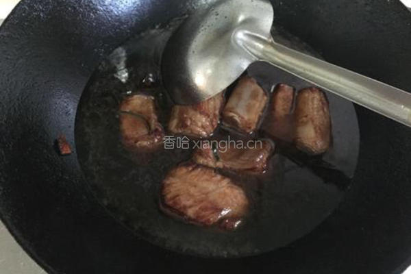 冬笋烧排骨的做法图解9