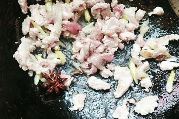春笋肉片打卤面的做法图解4