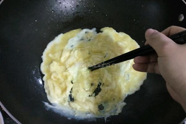 紫菜炒饭的做法图解5