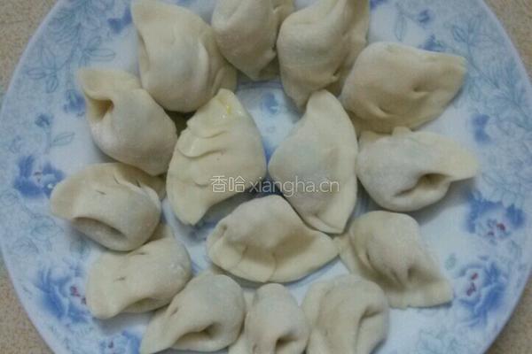 炸贝壳饺的做法图解3