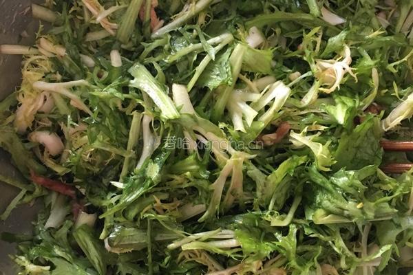 酸甜菊花菜的做法图解1
