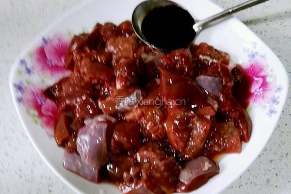 酸辣腰花的做法图解3