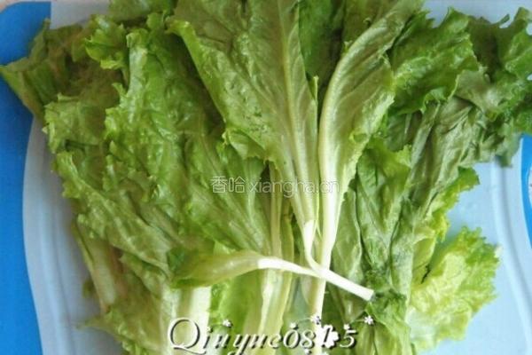蚝油生菜的做法图解1