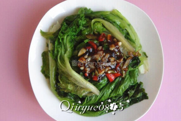 蚝油生菜的做法图解7
