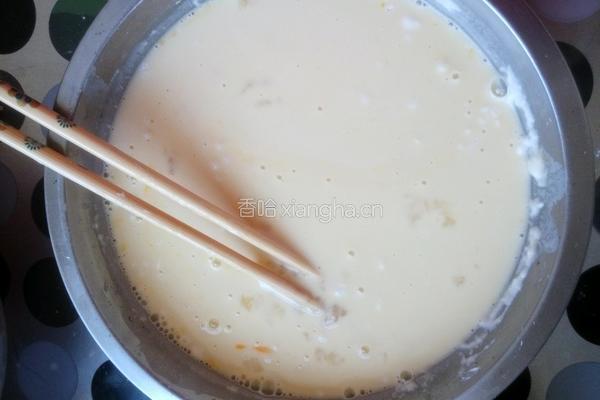 葱花鸡蛋虾皮饼的做法图解2