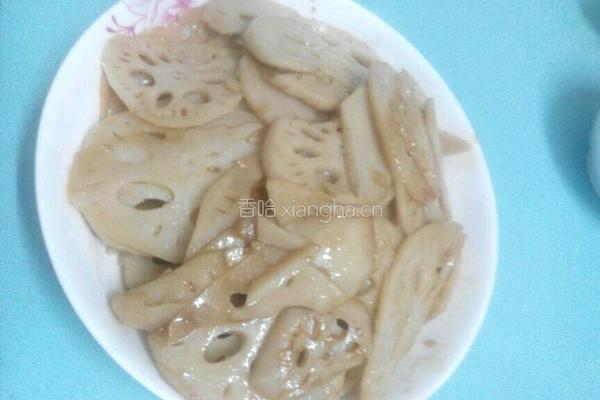 酸醋莲藕片的做法图解2