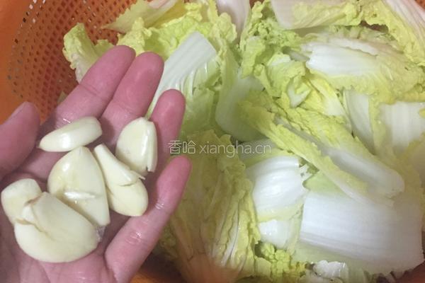 蒜炒娃娃菜的做法图解1