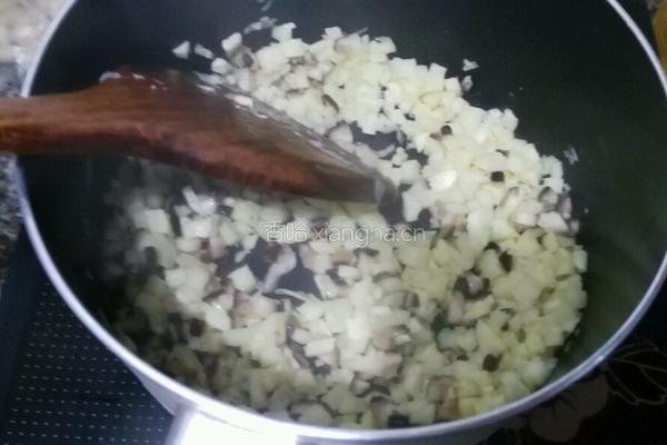 香菇笋丁肉馅饼的做法图解9