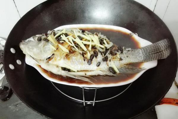 豆鼓蒸鱼的做法图解4