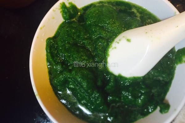菠菜肉泥饭的做法图解2