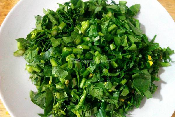 菜心炒饭的做法图解2