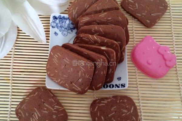 可可杏仁饼干的做法图解12