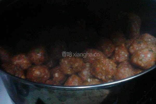 素红烧狮子头的做法图解7