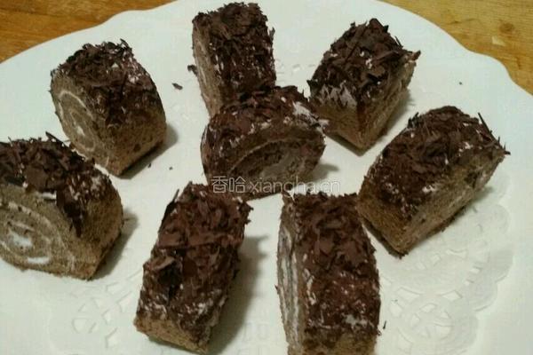 黑森林瑞士蛋糕卷的做法图解9