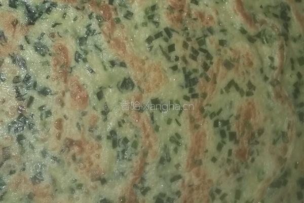 韭菜煎饼的做法图解4
