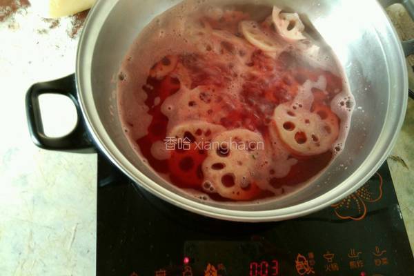 凉拌藕片的做法图解2