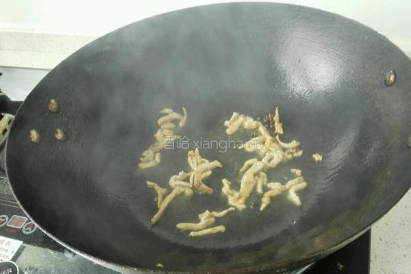 番茄千张炒肉丝的做法图解3
