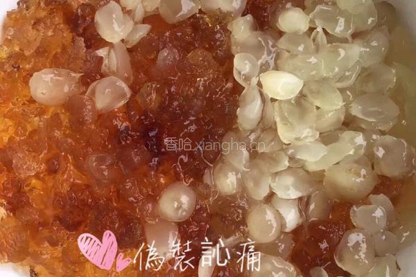 桃胶皂角米糖水的做法图解4