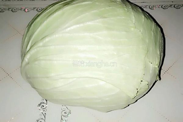 糖醋手撕包菜的做法图解1