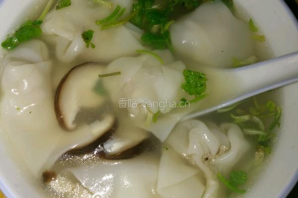 香菇虾仁馄饨的做法图解8