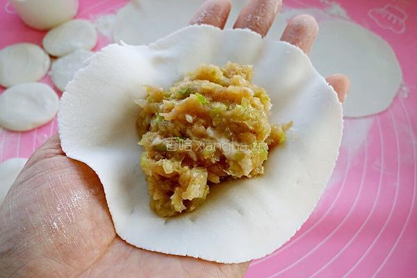 大白菜猪肉蒸饺的做法图解13
