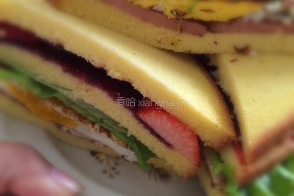 午餐肉三明治的做法图解5