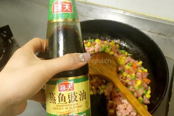 蒜香鸡肉咖喱炒饭的做法图解7