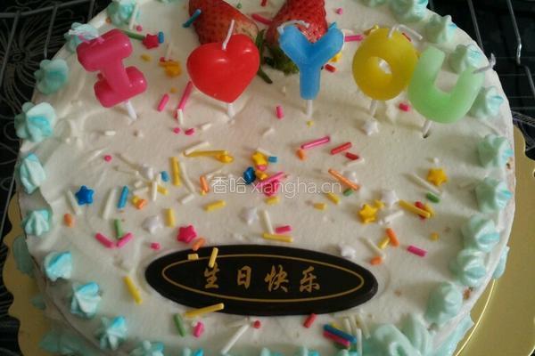 奶油生日蛋糕的做法图解15