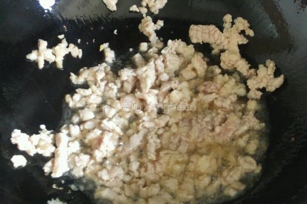 鸡蛋番茄肉沫拌面的做法图解8