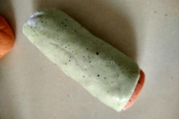 棒棒糖蔬菜芝麻面包的做法图解6